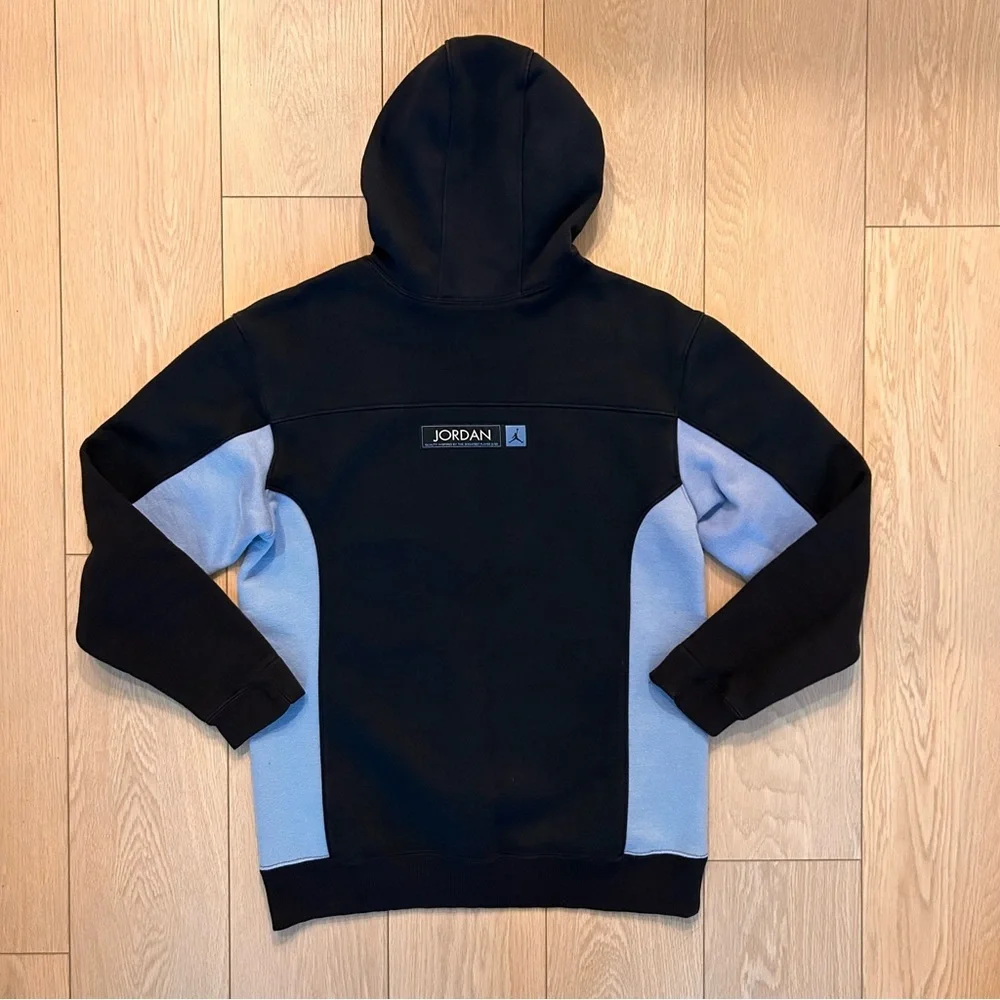 Vintage 2000s Jordan Jumpman 23 Hoodie Men's S Black Colorblock Fleece Athletic - Picture 3 of 5